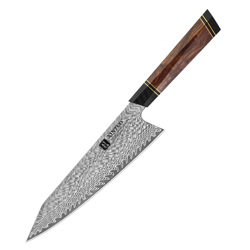 XINZUO Professional Kitchen Knives made with North America Desert Iron Wood Handle