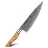 HEZHEN 8.3″ Chef Knife (B30-CS) made with 67 layers Damascus steel, designed for versatile kitchen tasks.