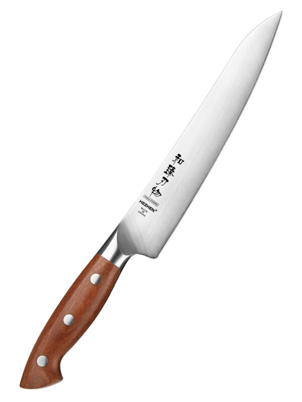 HEZHEN 8.3″ Carving Knife (X02-QR) made with German Steel 1.4116, designed for versatile carving tasks.