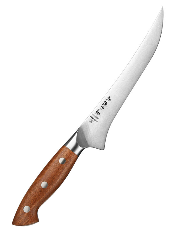 HEZHEN 7.3″ Fillet Knife (X02-YD) made from German 1.4116 steel, designed for precise filleting tasks.