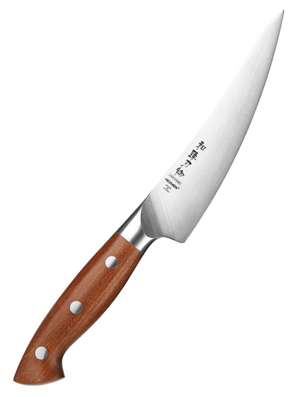 HEZHEN 6.3″ Boning Knife (X02-TG) made from German 1.4116 steel, designed for precision meat deboning tasks.