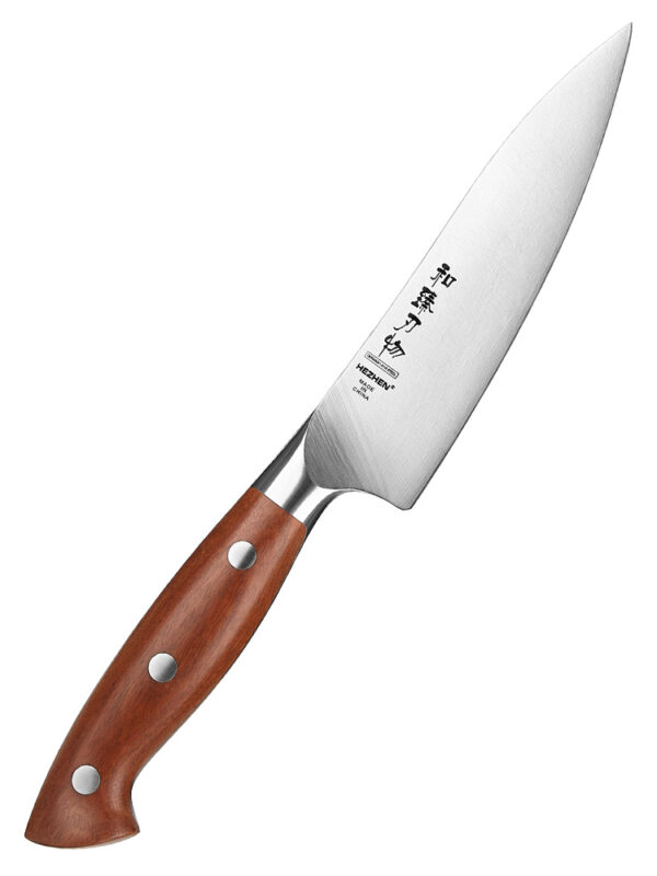 HEZHEN 5.3″ Utility Knife (X02-WY) made with German Steel 1.4116 for versatile kitchen tasks.