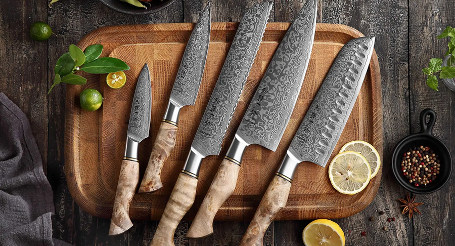 What are the 7 types of kitchen knives?